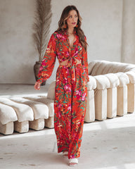 Coral Reef Sunsets Hose mit weitem Bein 