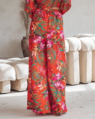 Coral Reef Sunsets Hose mit weitem Bein 