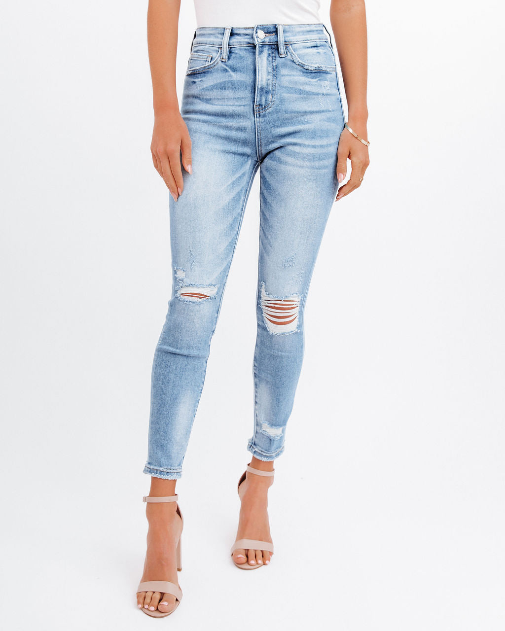 Demand High Rise Distressed Skinny