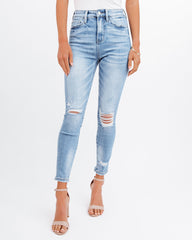 Demand High Rise Distressed Skinny