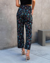 Dolce Life Floral High Rise Pants