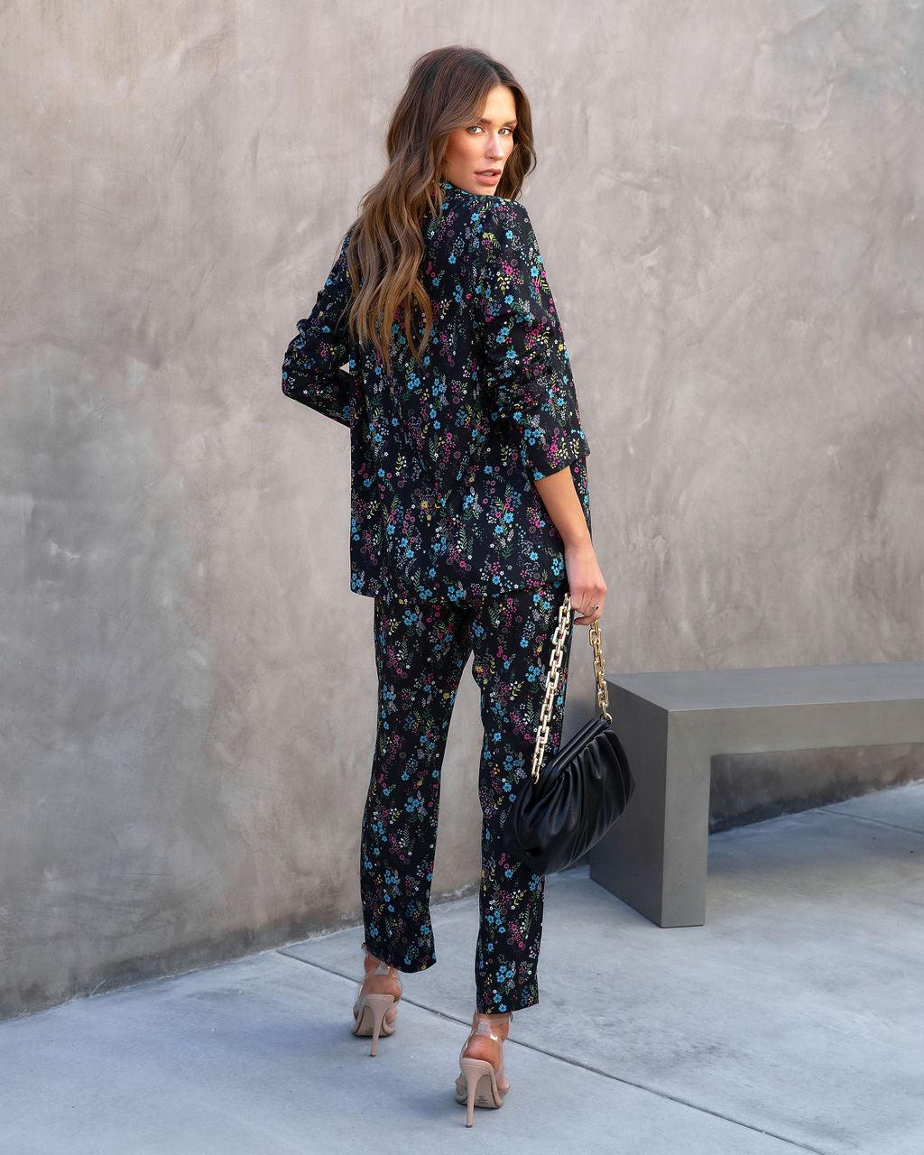 Dolce Life Floral High Rise Pants