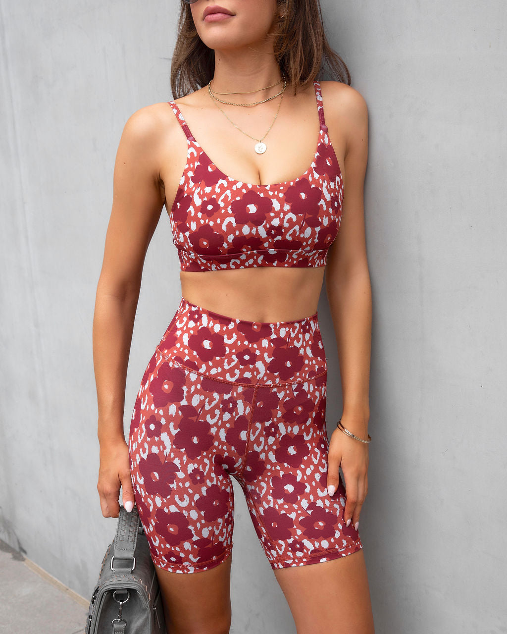 Floral Spice Sports Bra